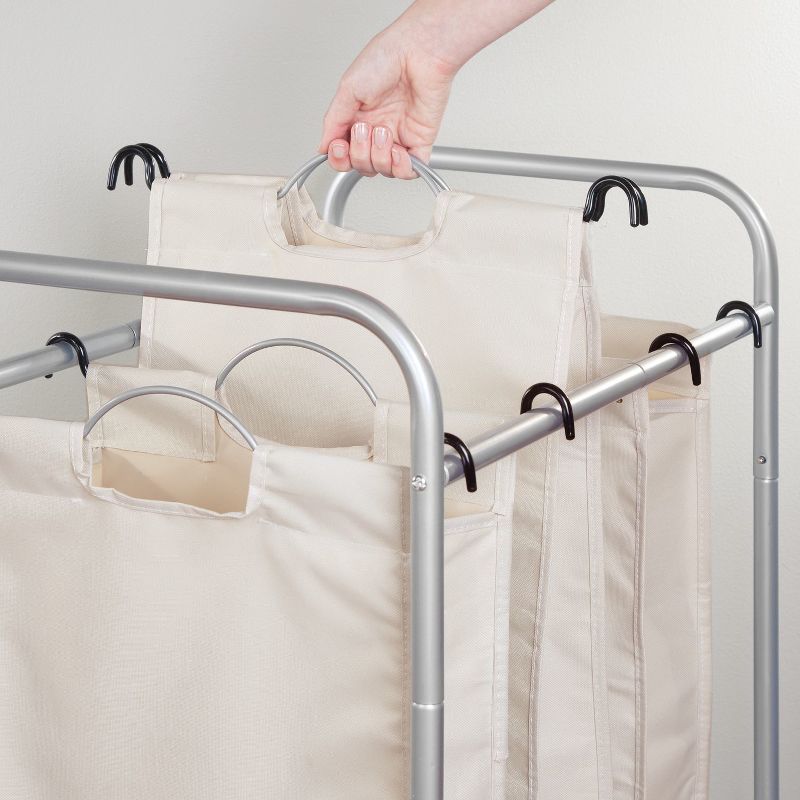 Neatfreak Easy Access Double Laundry Sorter with Folding Table