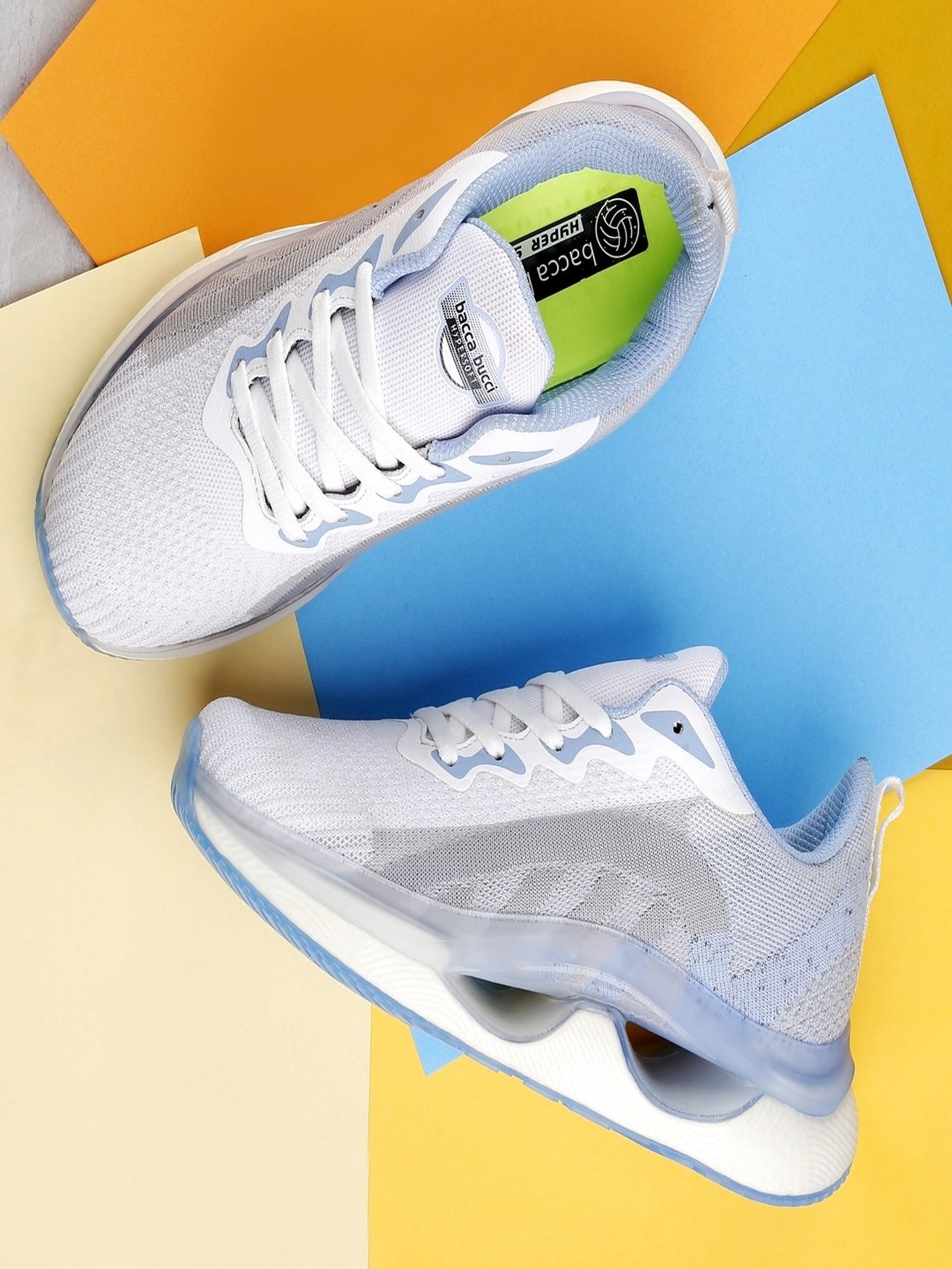 Bacca Bucci Men's HYPERSOFT Blue Running Shoes