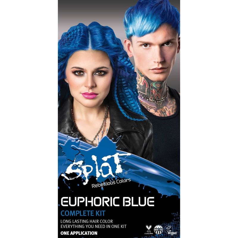 Splat Hair Color Kit - 10.28 fl oz - Euphoric Blue