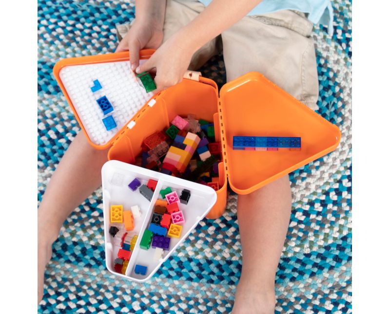  Fat Brain Toys Teebee - Play & Store Toy Box - Magenta FA196-9