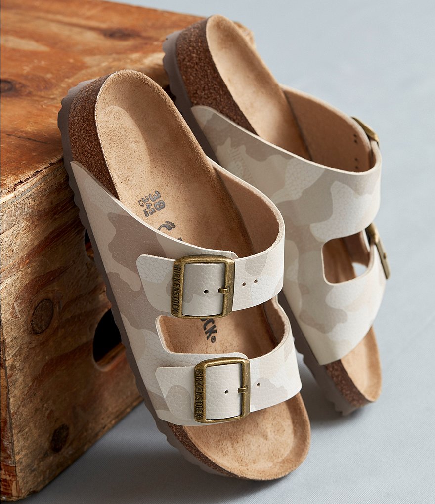 Birkenstock Women's Arizona Camo Double Buckle Strap Sandals