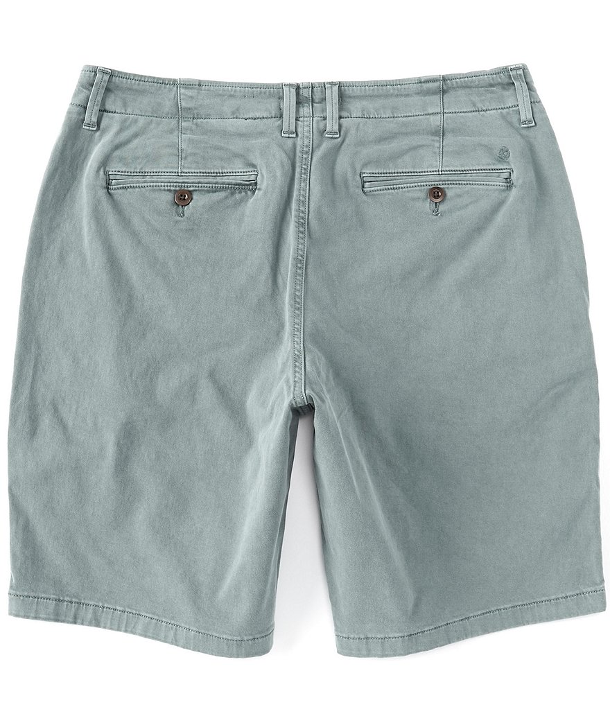 Lucky Brand Stretch Flat Front 9#double; Inseam Shorts