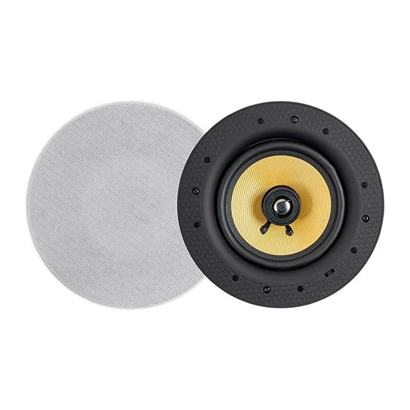 Caliber 60Watt Powered 65in Ceiling Speakers Fiber 2Way with Bluetooth