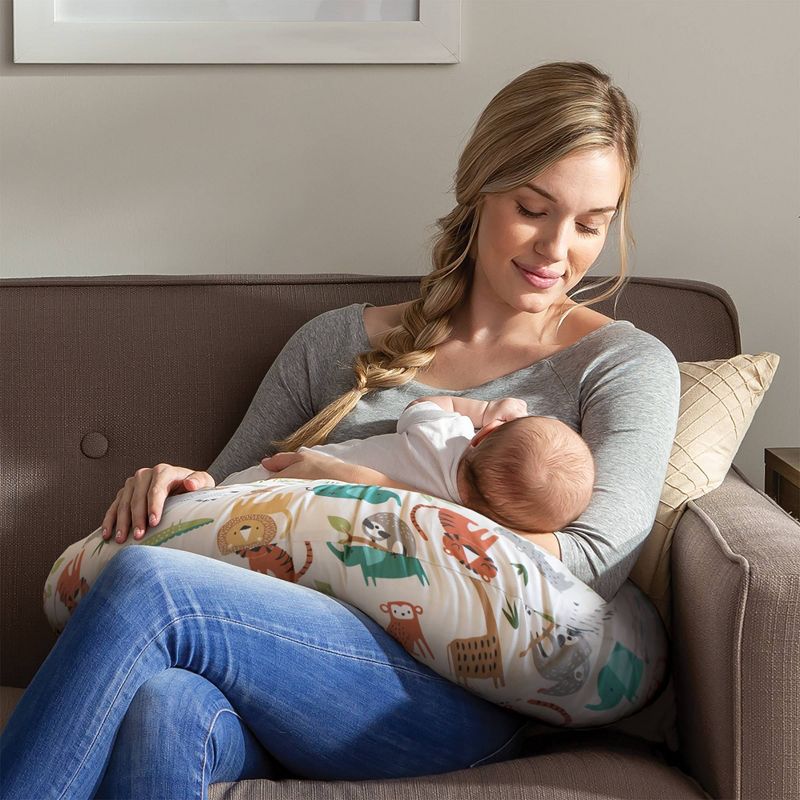 Boppy Original Feeding and Infant Support Pillow - Floral Stripes