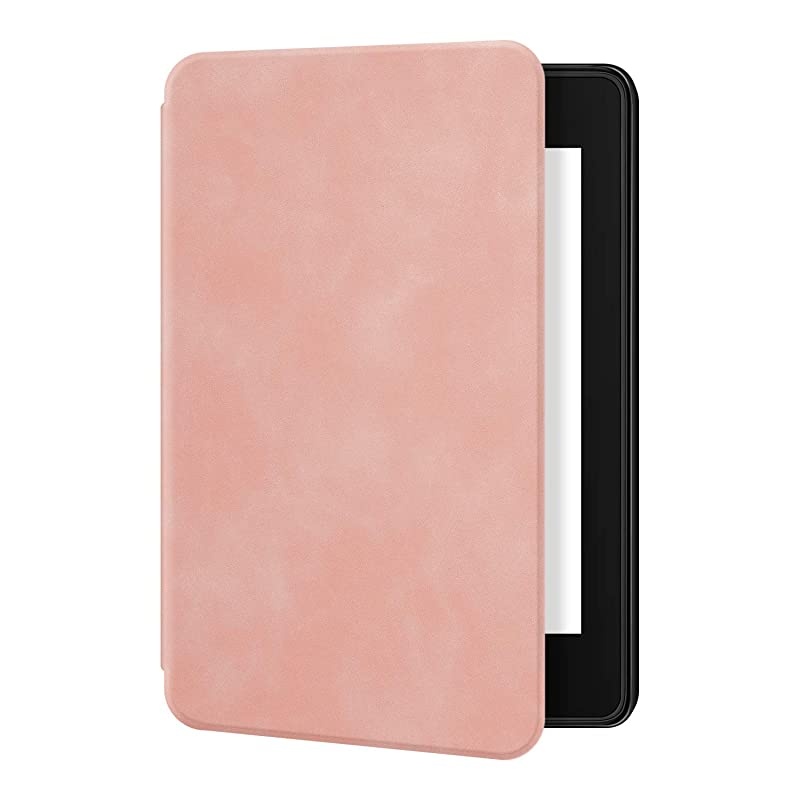 Skin Touch Feeling Case for Kindle Paperwhite 2018 Durable Soft Artificial Leather Cover with Auto WakeSleep Fits  The Latest Kindle Paperwhite Case 10th Generation2018K10 Pink
