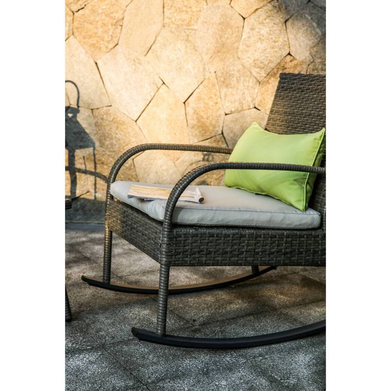 3pc Patio Bistro Set Cream - Patio Festival