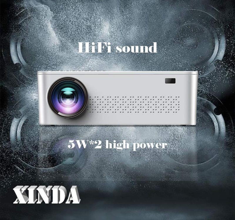 Projector for Outdoor Movies 7000 Lux 1080P projectors with max 400" Diagonal,Support 4K Dolby and Zoom,Business & Home & Outdoor Projector Compatible with TV Stick,HDMI,VGA,USB, Smartphone,PC,Xbox