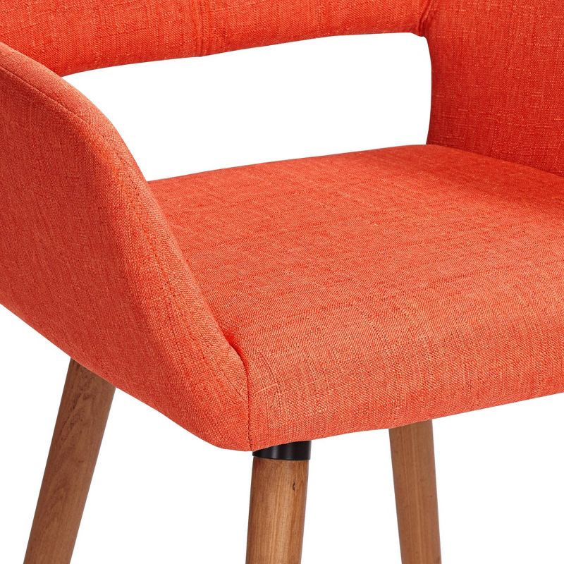 55 Downing Street Nelson Orange Fabric Dining Chair