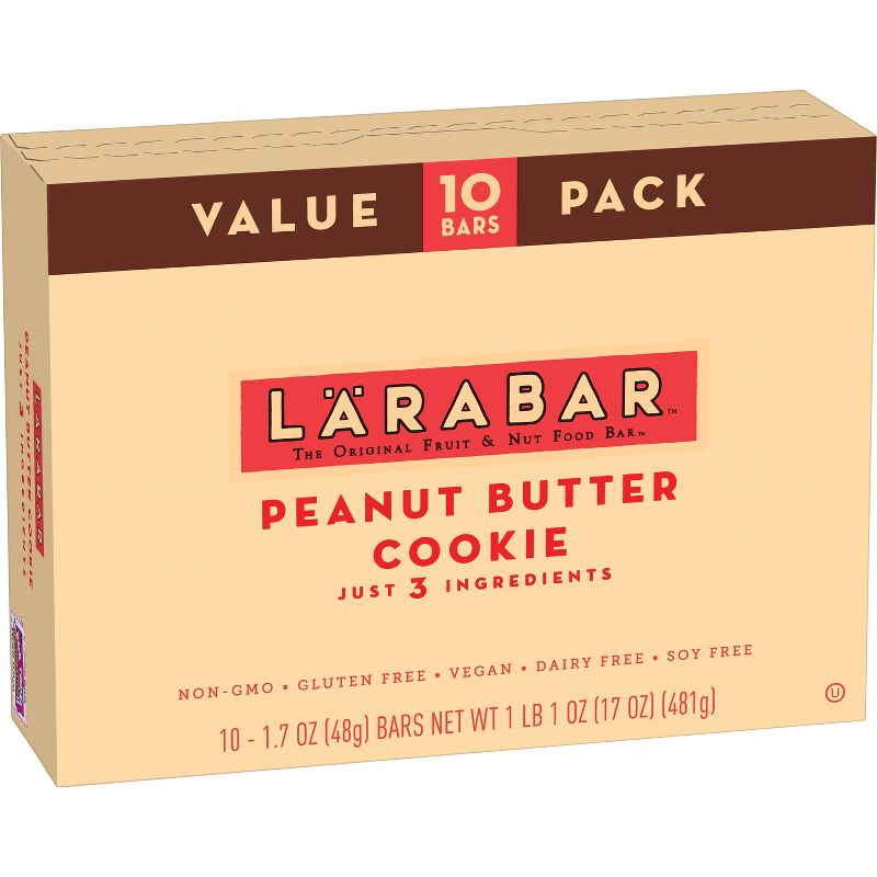 Larabar Peanut Butter Cookie Nutrition Bar - 16oz - 10ct