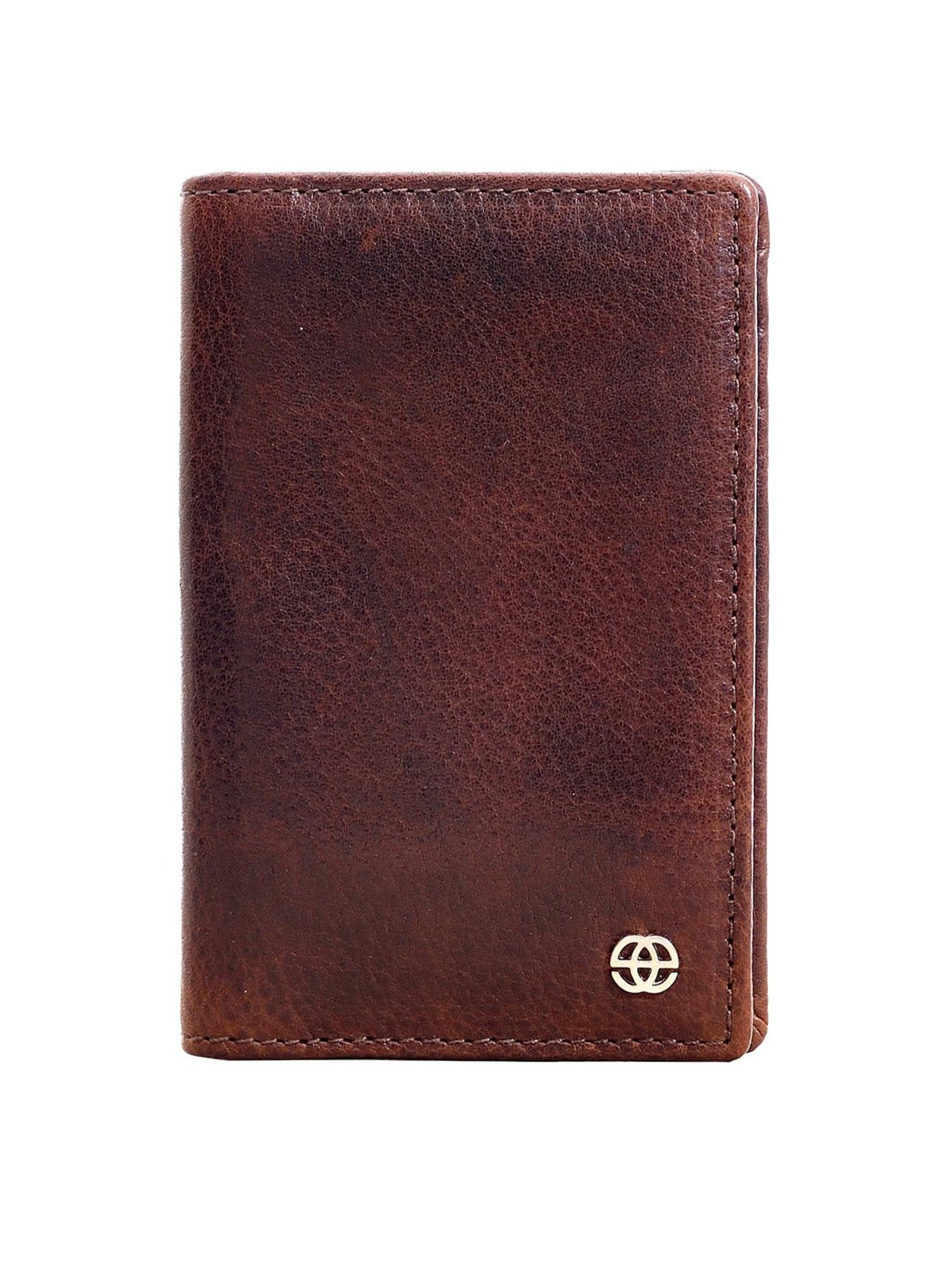 Eske Brown Formal Leather Coin & Card Case for Men