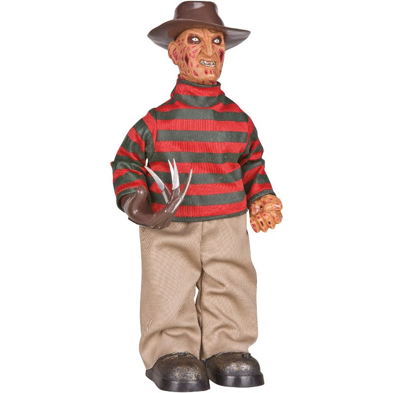 Gemmy 14" Animated Freddy Krueger WB, brown