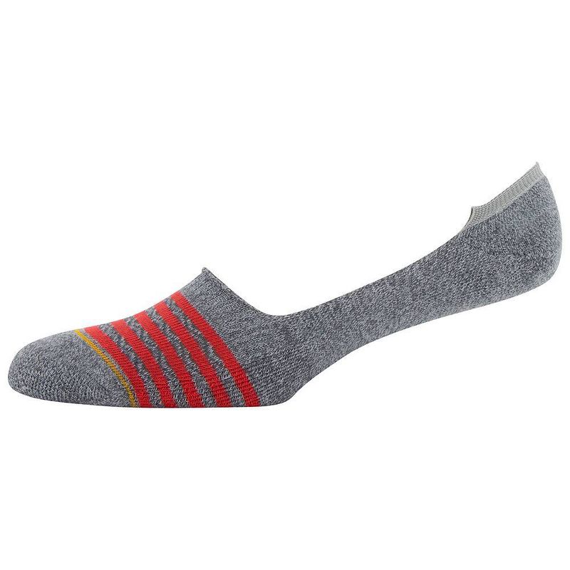 Signature Gold by GOLDTOE Men's Modern Essential Invisible Socks 6pk - White/Blue 6-12.5