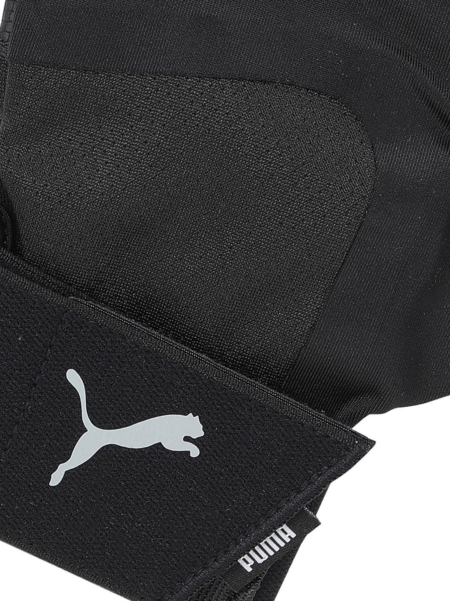 Royal Enfield Black Leather Solid Gloves