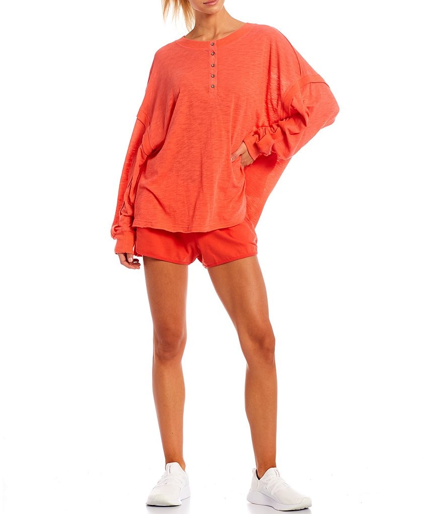 Marc New York Short Sleeve Tie-Dye Jewel Neck Tee