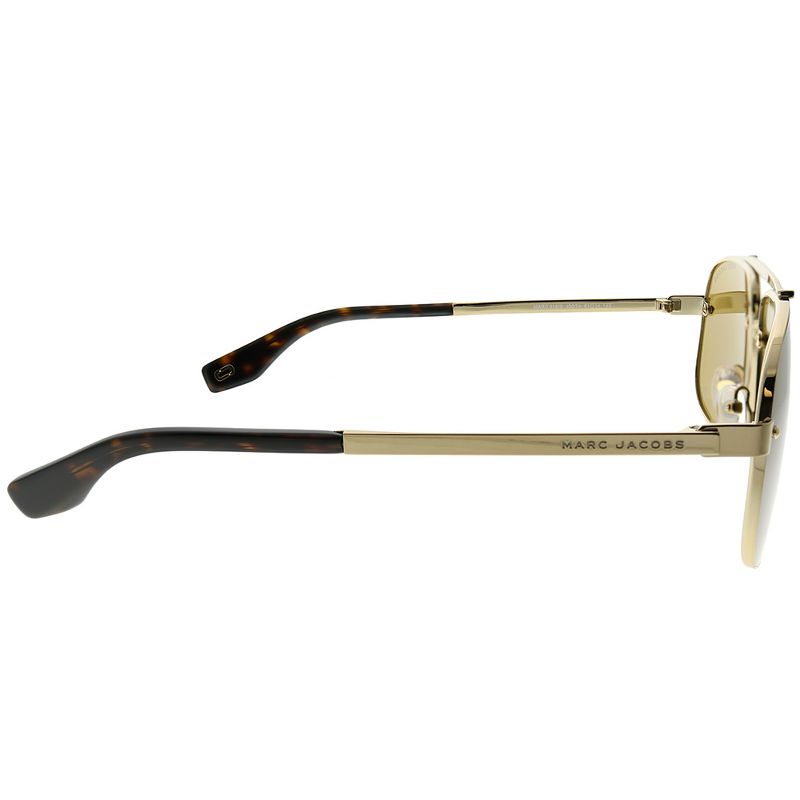 Marc Jacobs  J5G T4 Unisex Aviator Sunglasses Gold 61mm