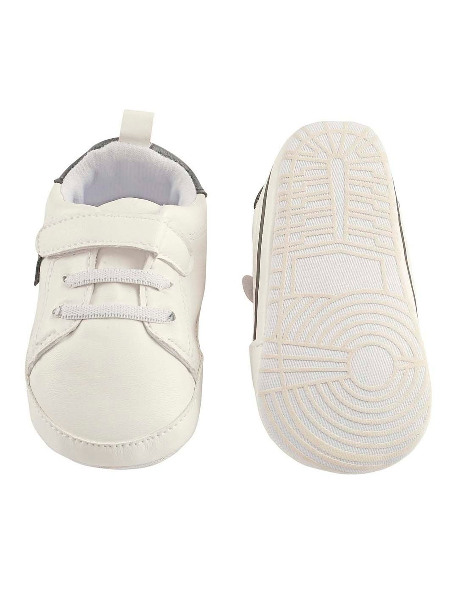 Baby Moo Kids White Casual Booties