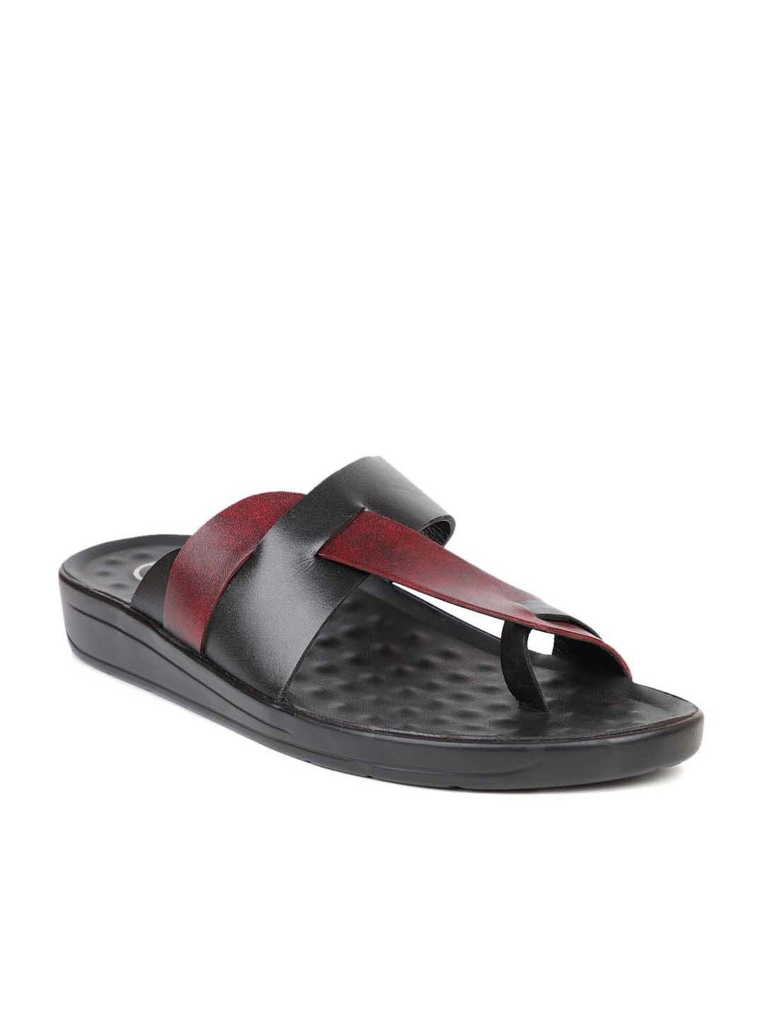 Privo by Inc.5 Men's Maroon Toe Ring Sandals