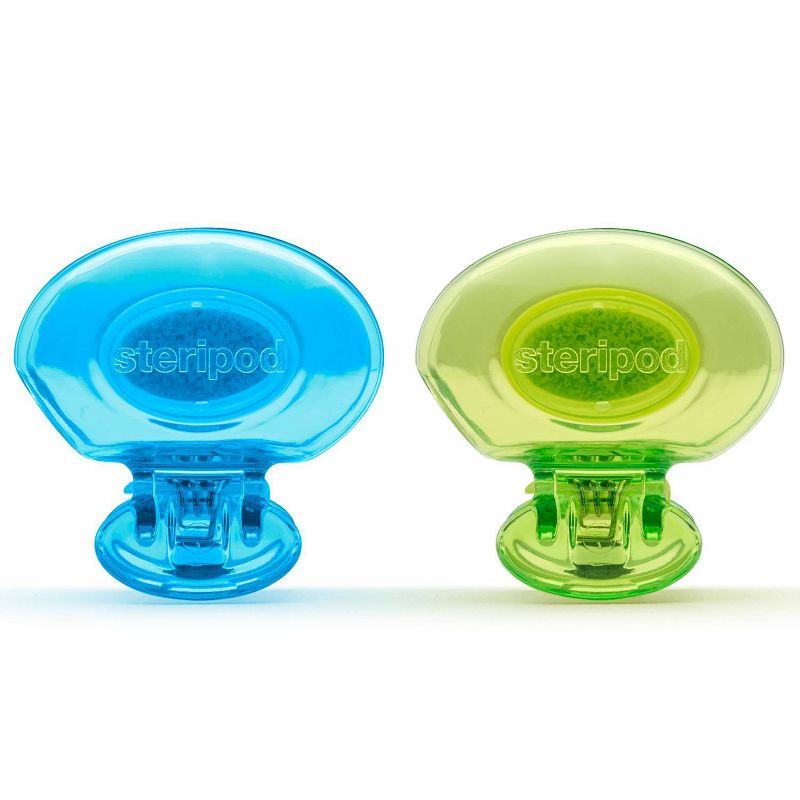 Steripod Clip-On Toothbrush Cover - Trial Size - 2pk