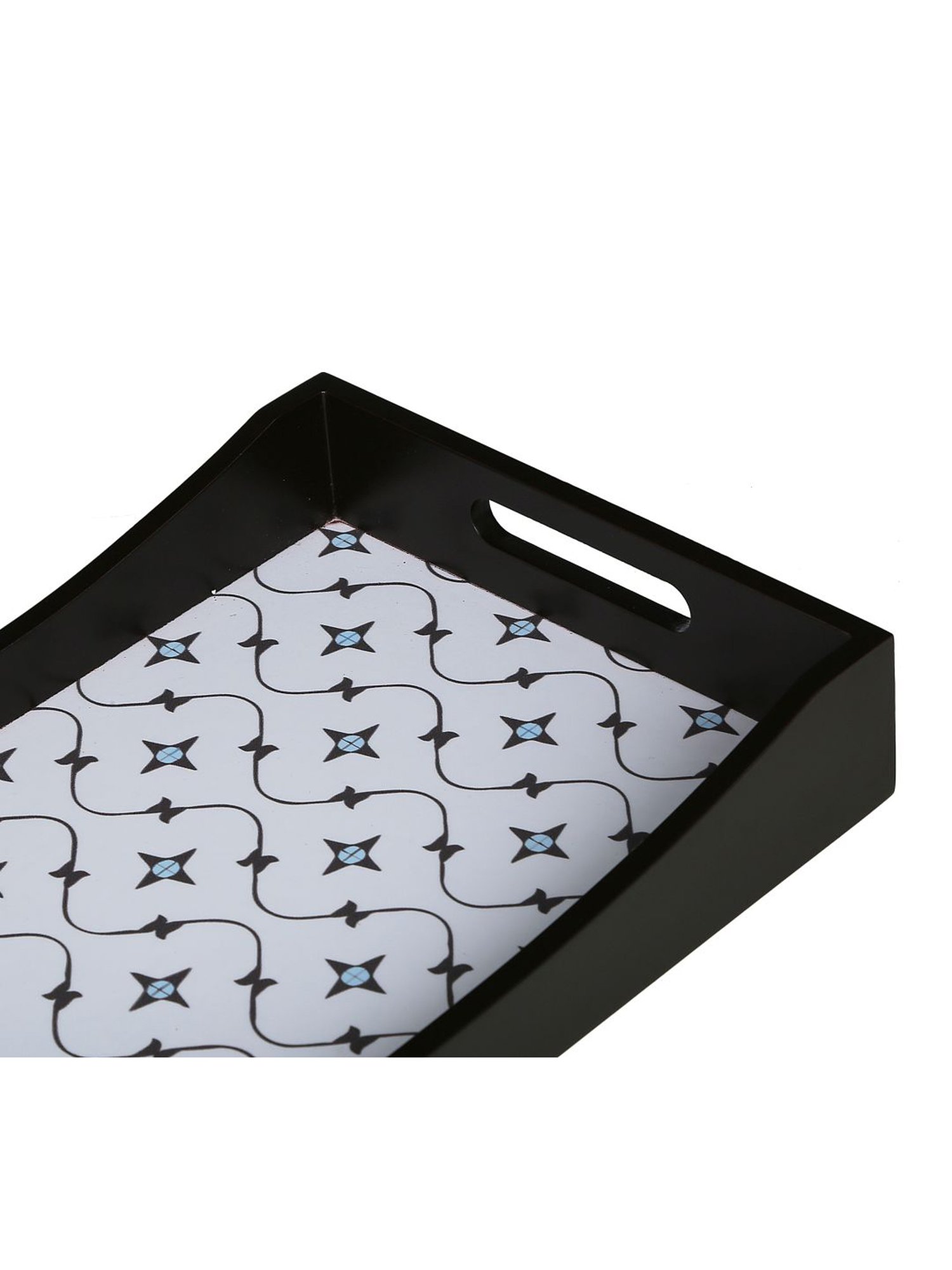 Crayton Star Printed MDF Rectangular Serving Tray - Set of 1