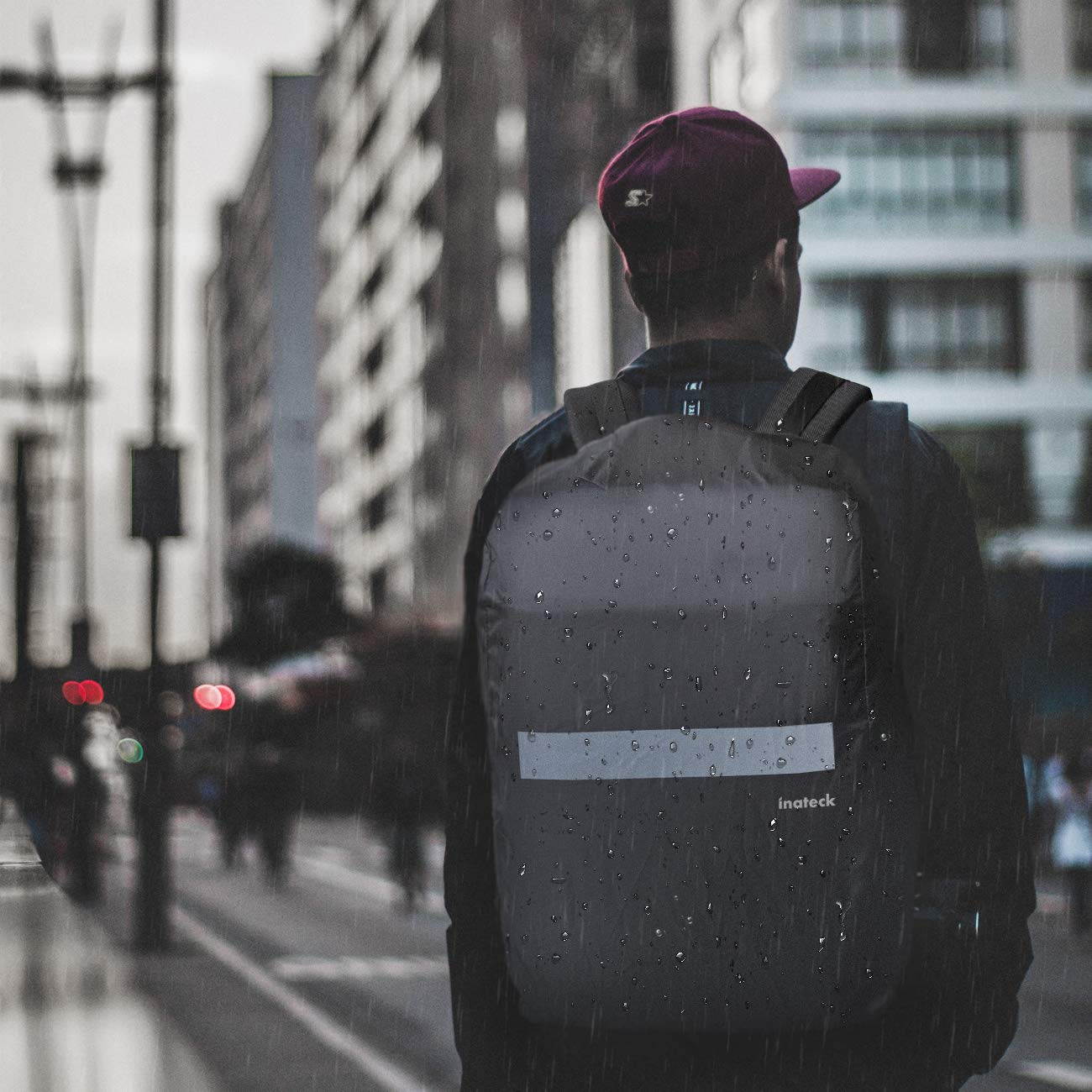 Inateck Travel Carry-On Luggage Backpack 30L, Flight Approved Business Anti-Theft Weekender Rucksack Bag, Fit 15.6'' Laptop for Men and Women - Black