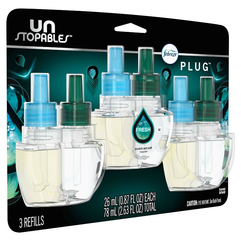 Unstopables Plug Fresh Refill with Fade Defy Technology - 3ct