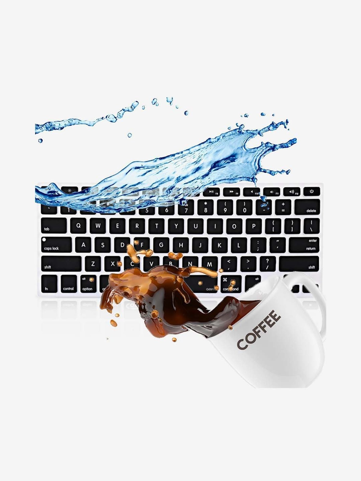 Gripp Keyboard Cover Silicone Skin Macbook Pro 13 (Black)