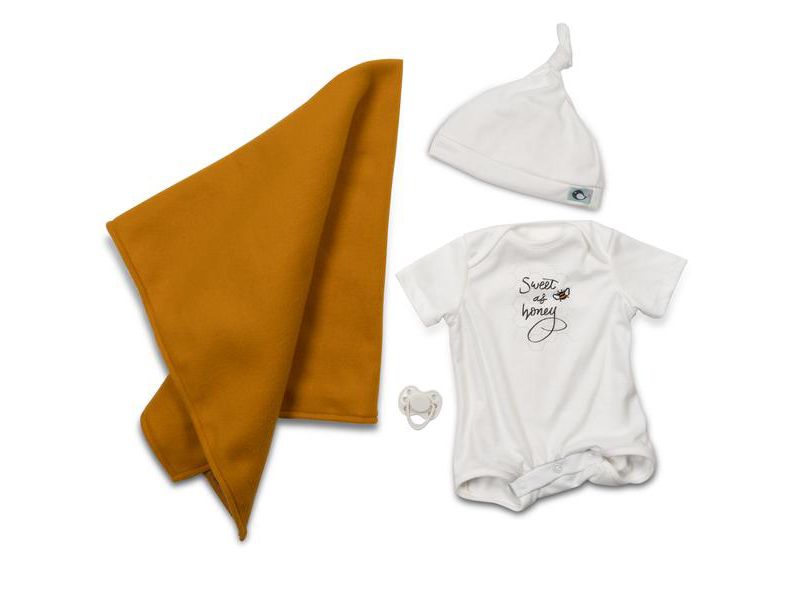 Paradise Galleries Realistic Toddler Doll - Sweet as Honey, 5-Piece Reborn Doll Gift Set with Magnetic Pacifier, 3+