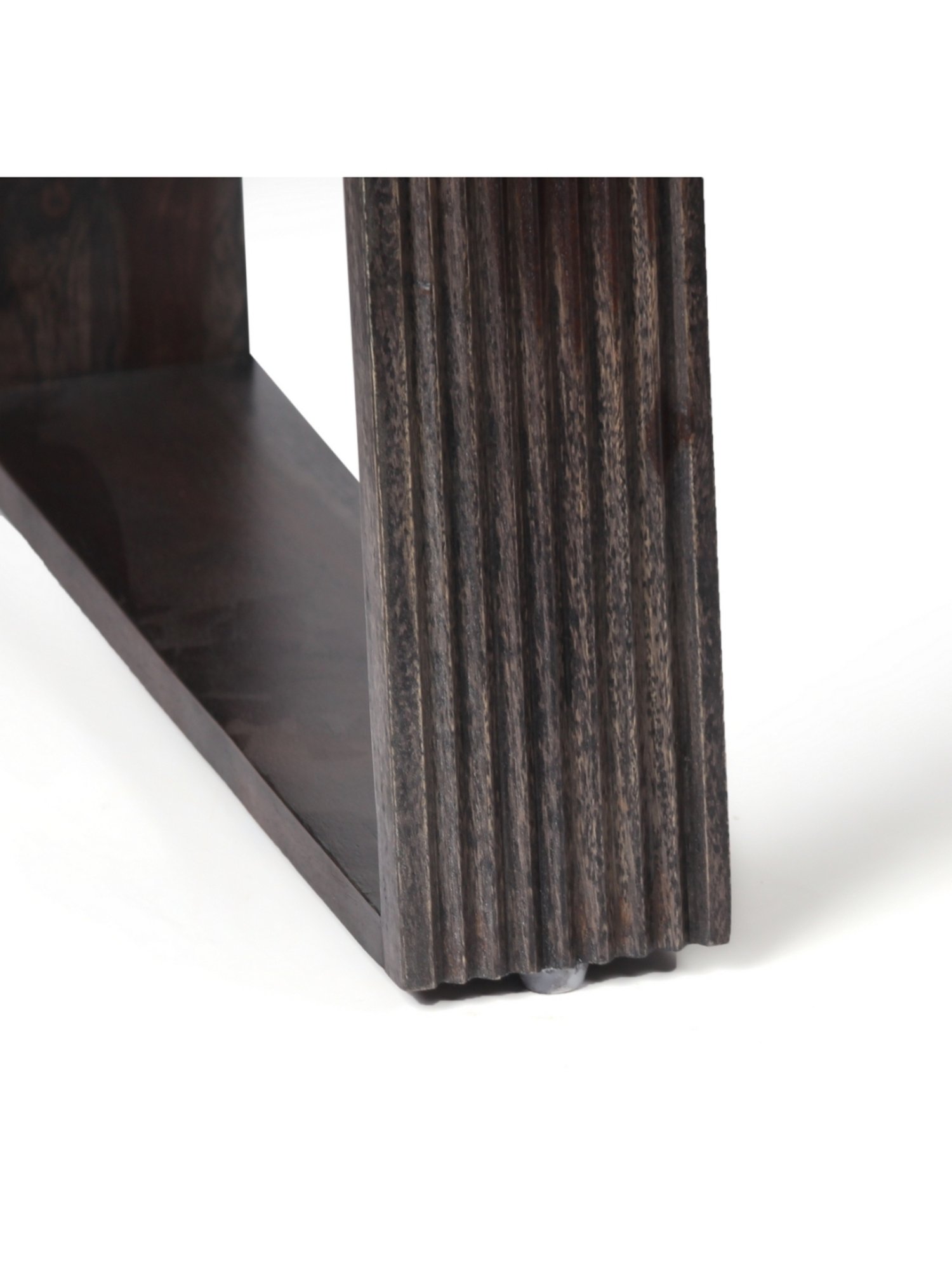 Ikiriya Hudson Dark Brown Wood Coffee Table Mahogany Finish