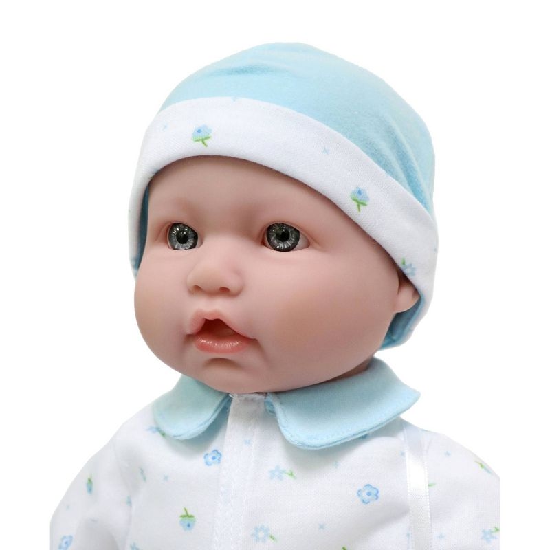 JC Toys La Baby 16" Baby Doll - Blue Outfit with Pacifier