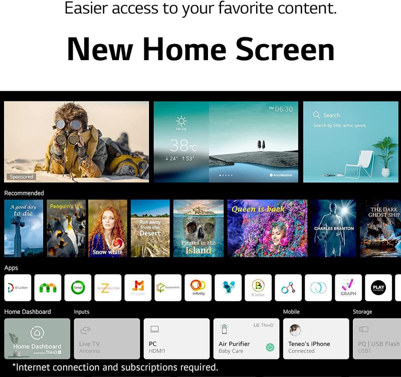 Samsung UN50TU8000 50" Crystal 8 Series 4K Ultra High Definition Smart TV with a Samsung HW-Q67CT 7.1CH Soundbar with Acoustic Beam and Wireless Rear Kit (2020)