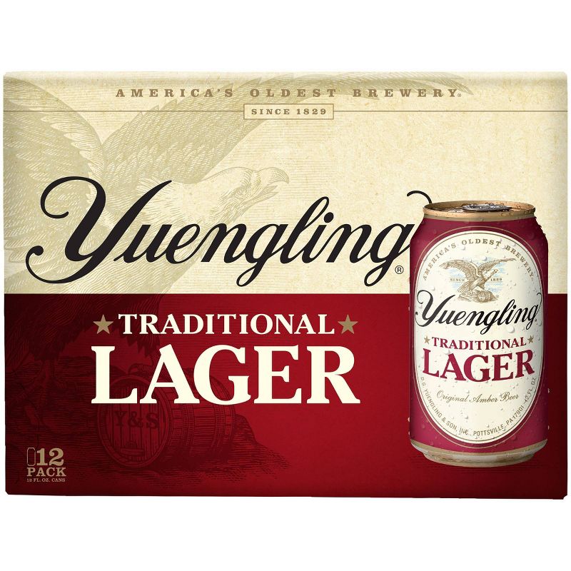 Yuengling Traditional Lager Beer - 12pk/12 fl oz Cans