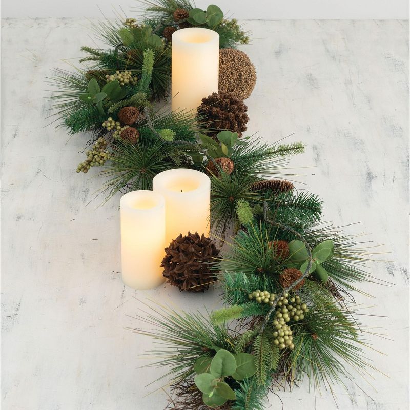 Sullivans Set of 3 Orb Ornament Kit 5"H, 4.5"H & 4"H Brown