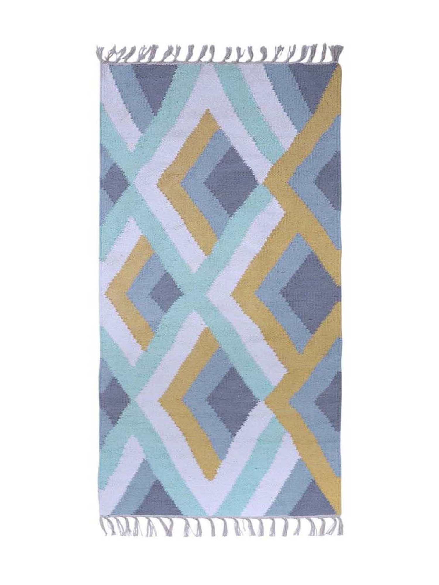 Bianca Red Microfibre Non-Slip Rug