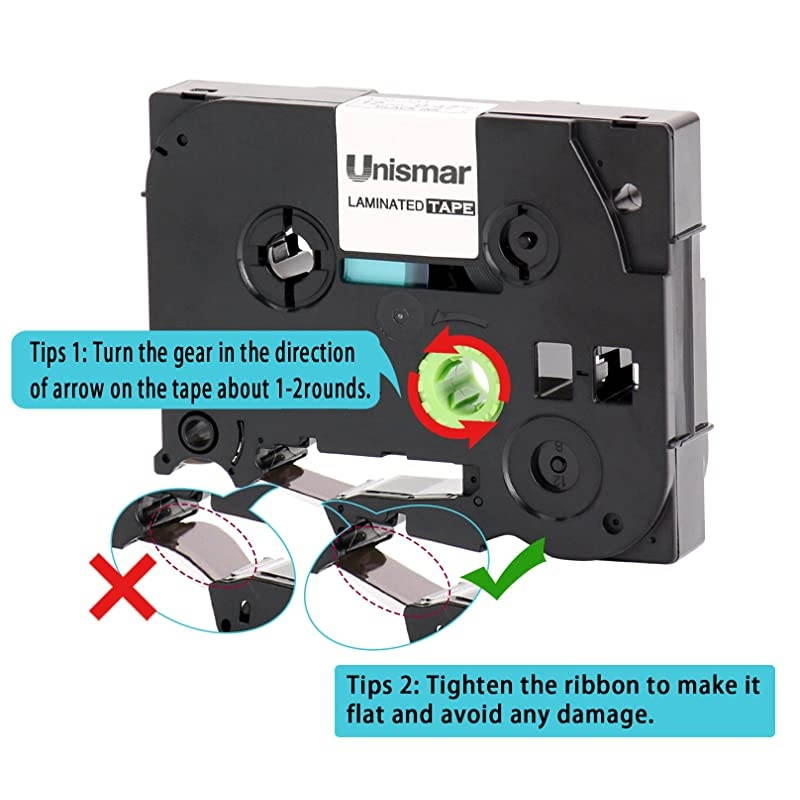 Compatible Label Tape Replacement for Brother Label Maker Tape TZe-251 TZe-151 TZe-451 TZe-651 24mm TZe Tape for P-Touch PT-D600 PT-P700 PTP750W PT2730 ( Clear, White, Yellow, Red, 4-Pack )