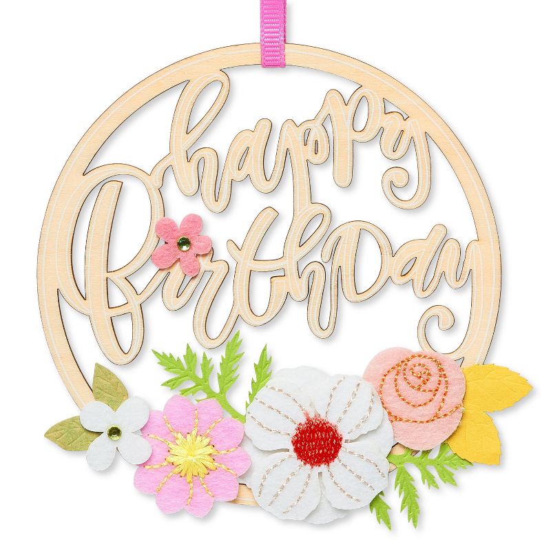 Happy Birthday Floral Ornament Card - PAPYRUS