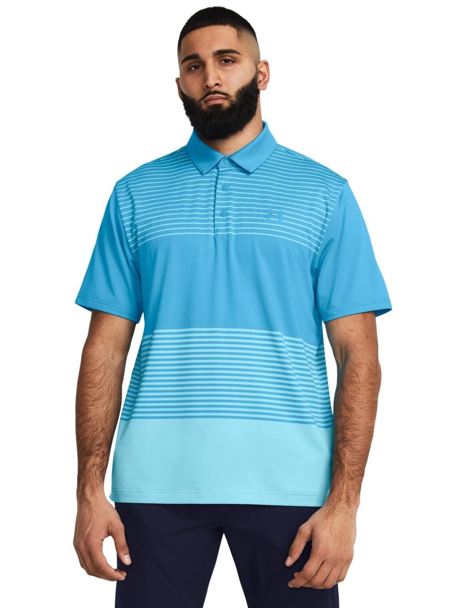 Under Armour Blue Slim Fit Polo T-Shirt