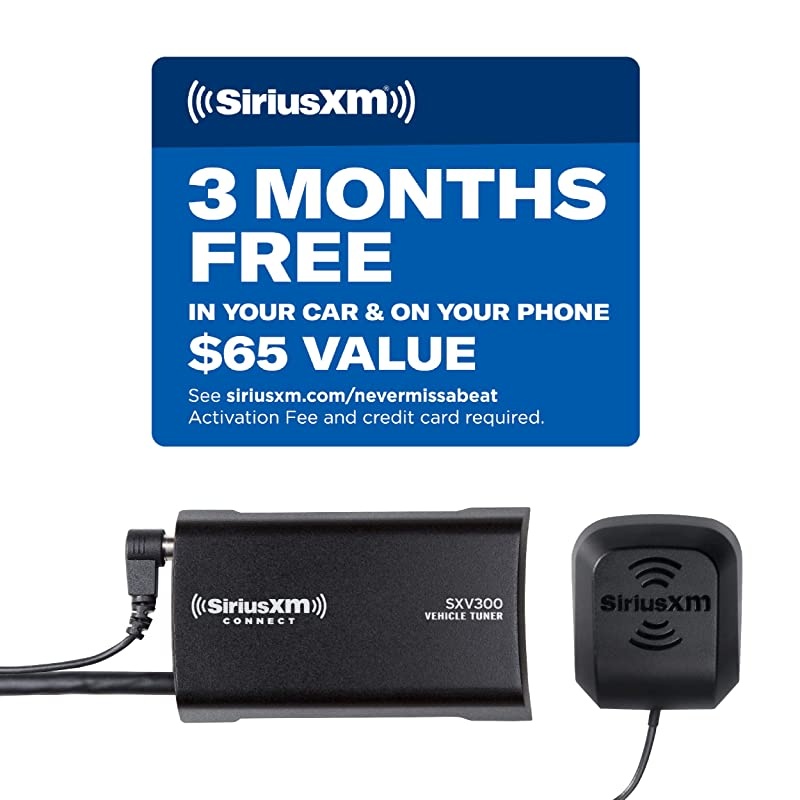 SXV300v1 Connect Vehicle Tuner Kit for Satellite Radio with Free 3 Months Satellite and Streaming Service