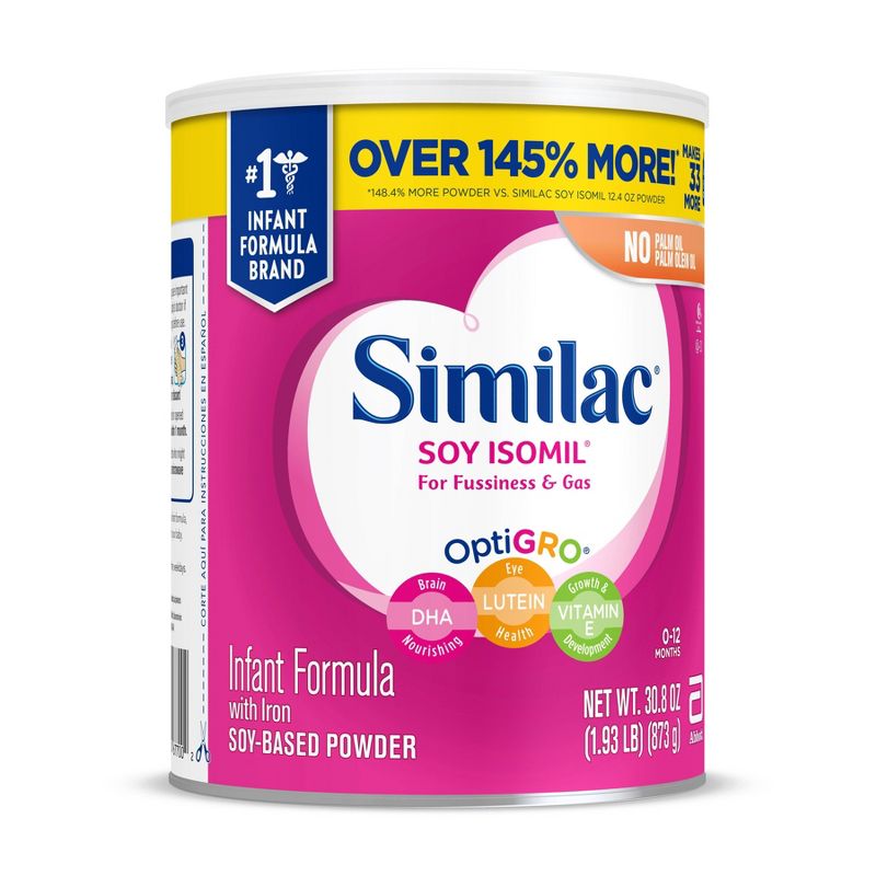 Similac Soy Isomil Infant Formula Powder with Iron - 30.8oz