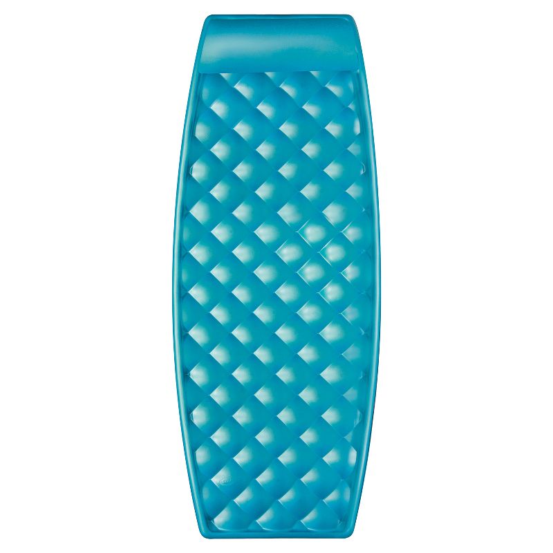 SwimWays Aquaria Luxury Solana Lounge Float Lounger Recliner Chair with Cell Foam for Adult and Kid Beach, Lake, or Pool Water Lounging, Aqua (3 Pack)