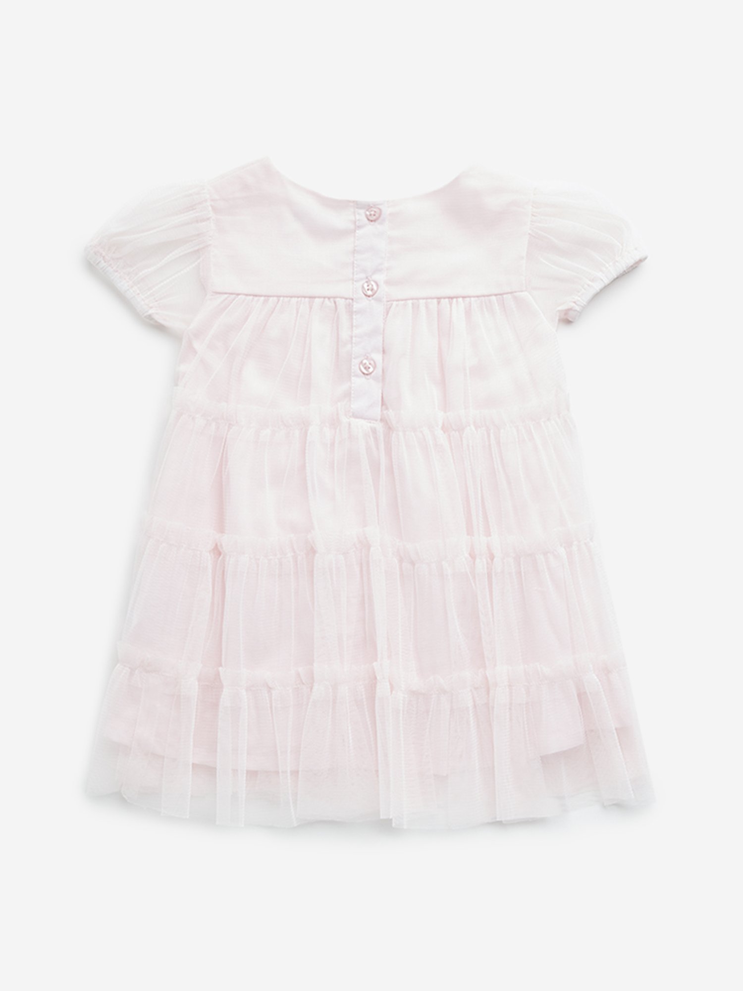 Pink Chick Kids Navy Solid Party Gowns