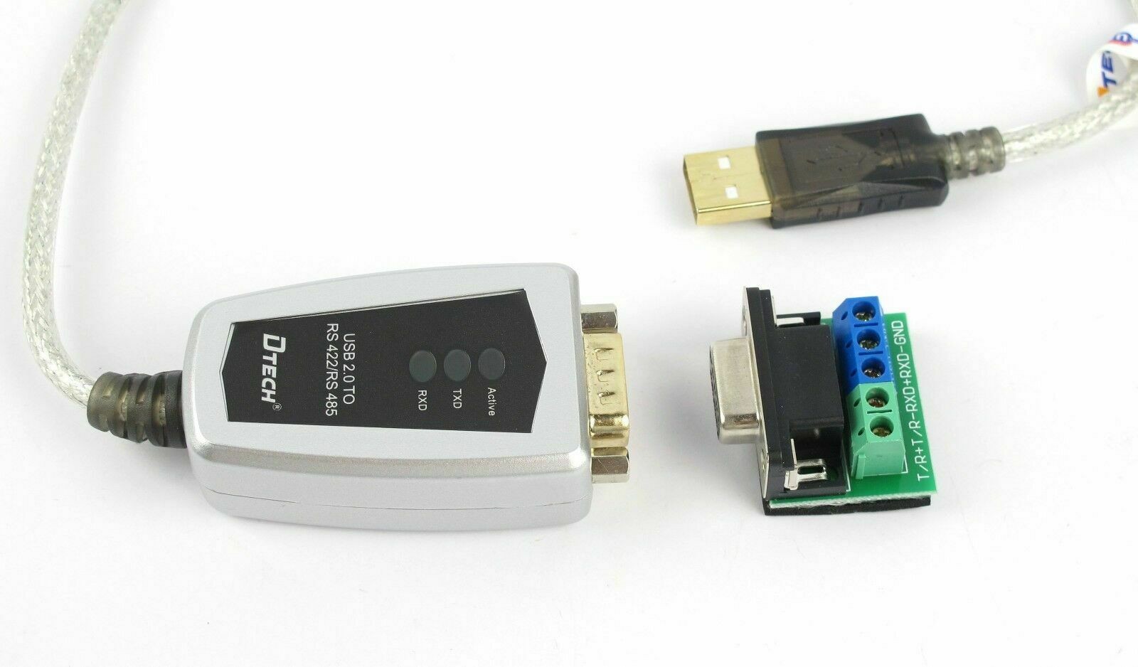 DTECH USB to RS485 RS422 Serial Converter Adapter Cable FTDI Chip Windows 10 8 7