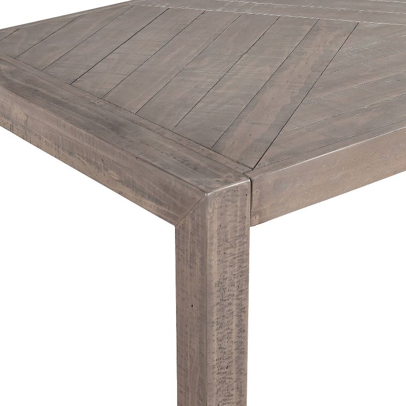 Auckland Dining Table Reclaimed Wood Weathered Gray - Steve Silver Co.