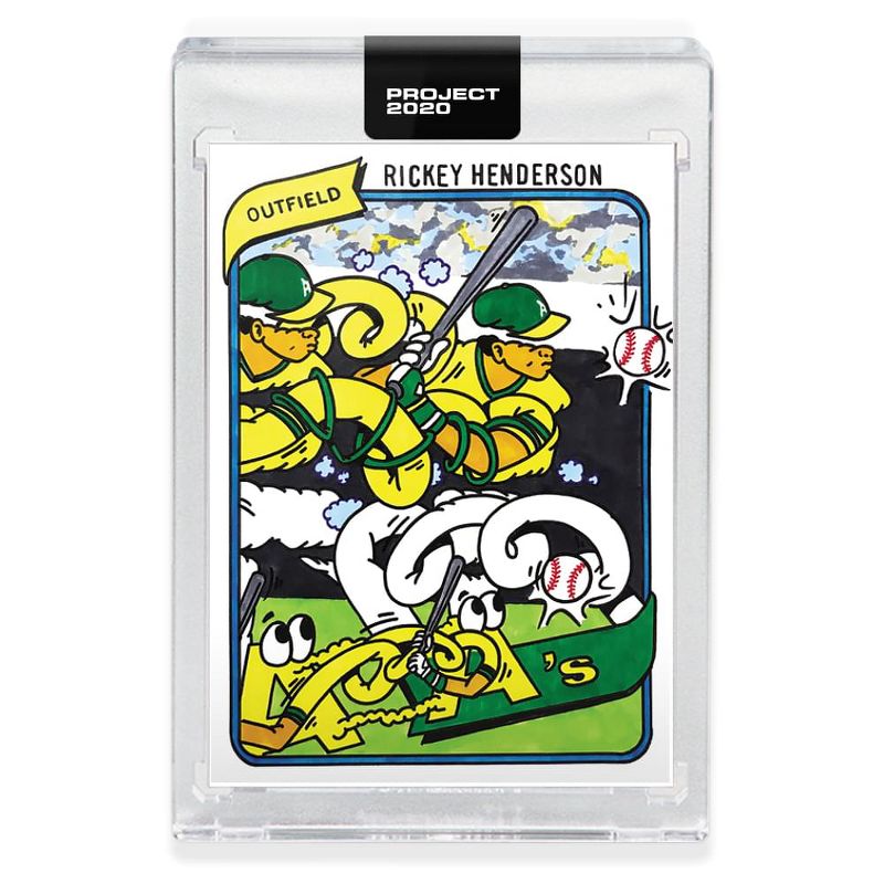 Topps Topps PROJECT 2020 Card 168 - 1980 Rickey Henderson by Ermsy
