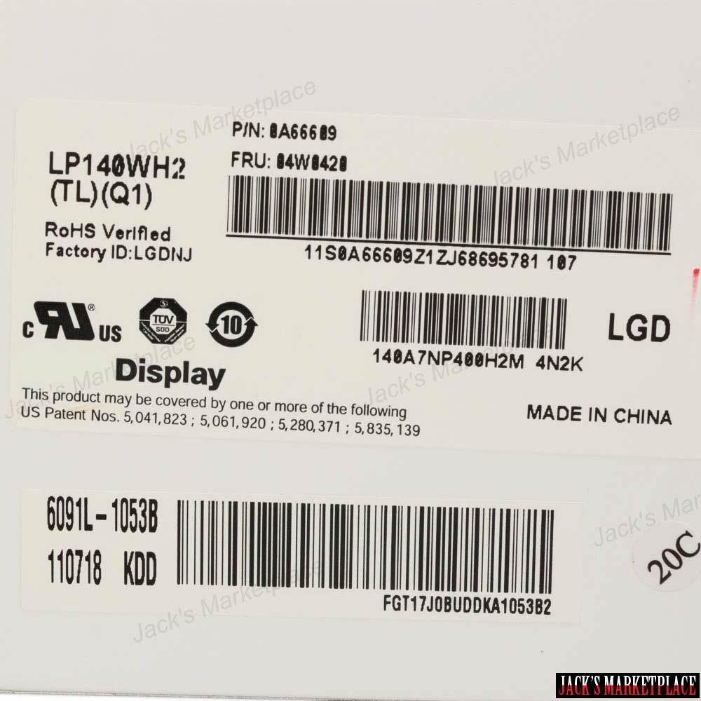 New 14.0" for HP Compaq Envy 4-1115DX m4-1015DX Laptop LCD WXGA HD LED Screen