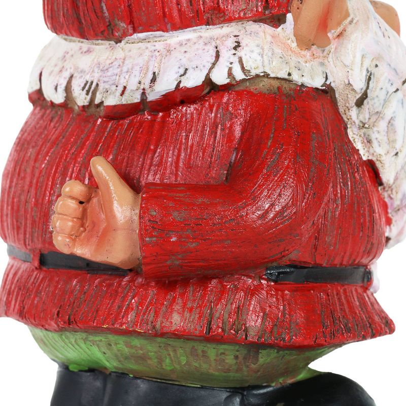 10.43" Resin Garden Gnome Red - Exhart