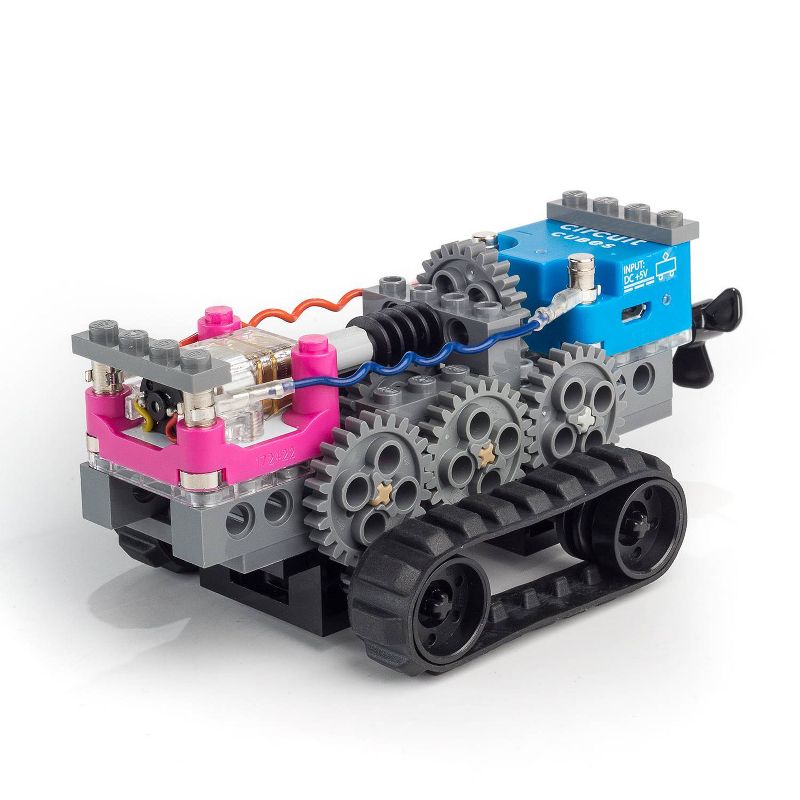 Circuit Cubes Gears GO! Multi-Vehicle Mobility Launch Kit - Engineering STEM Kit for Children and Adults