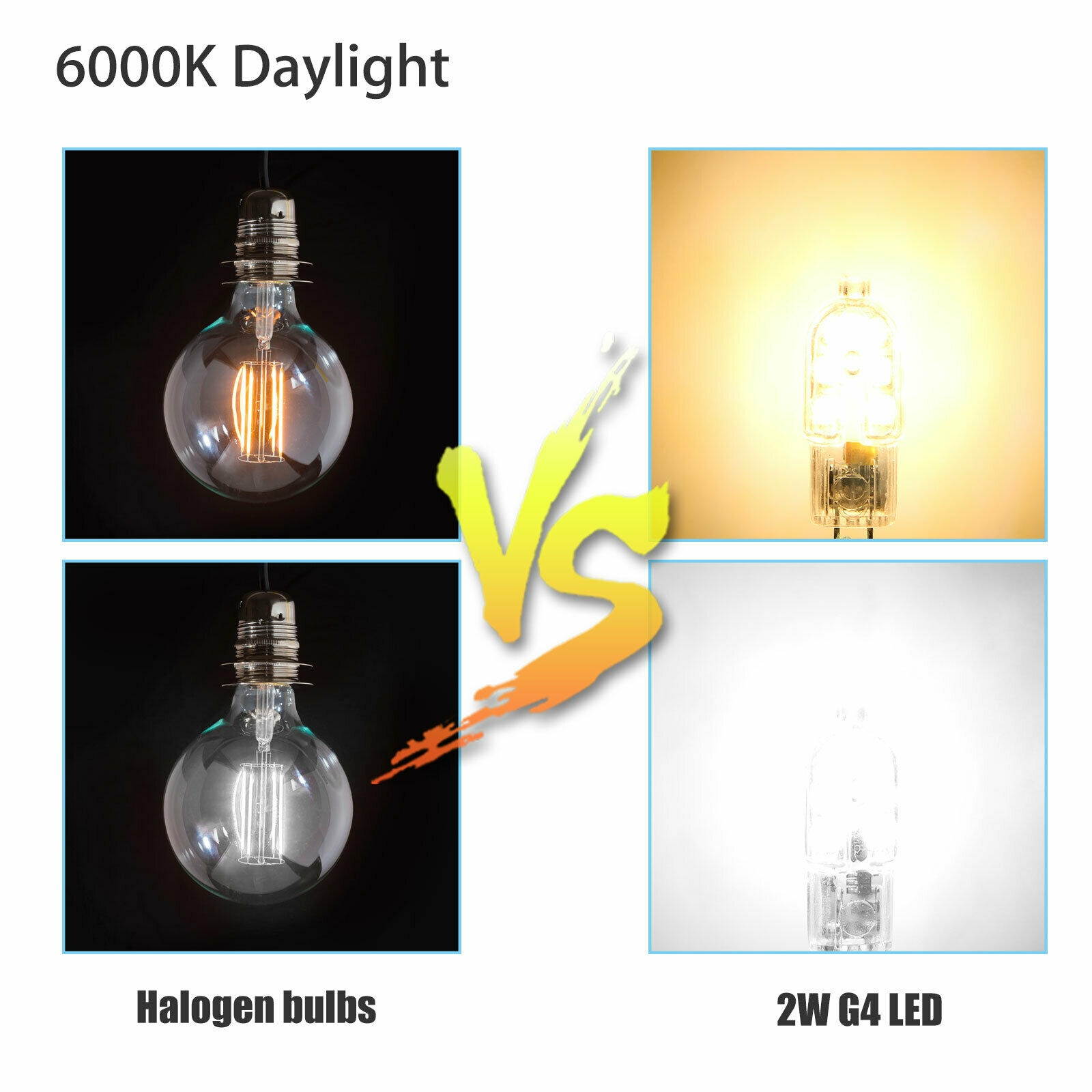 10/20Pack G4 20W 2835 SMD Bi-pin 12 LED Lamp Light Bulb DC 12V 6000K White Warm