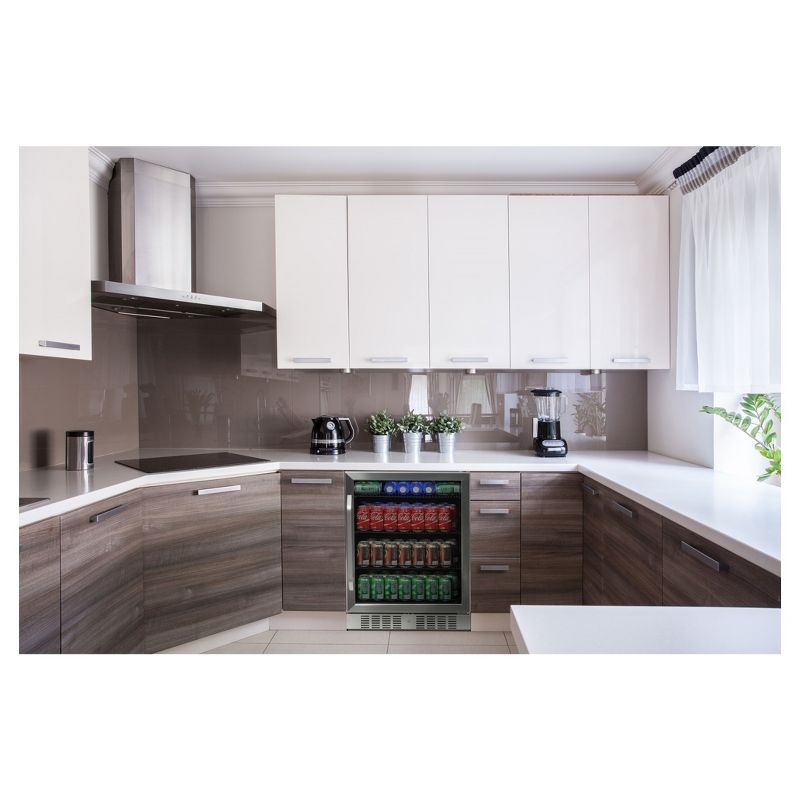 NewAir 177 Can Beverage Cooler - Stainless Steel ABR-1770