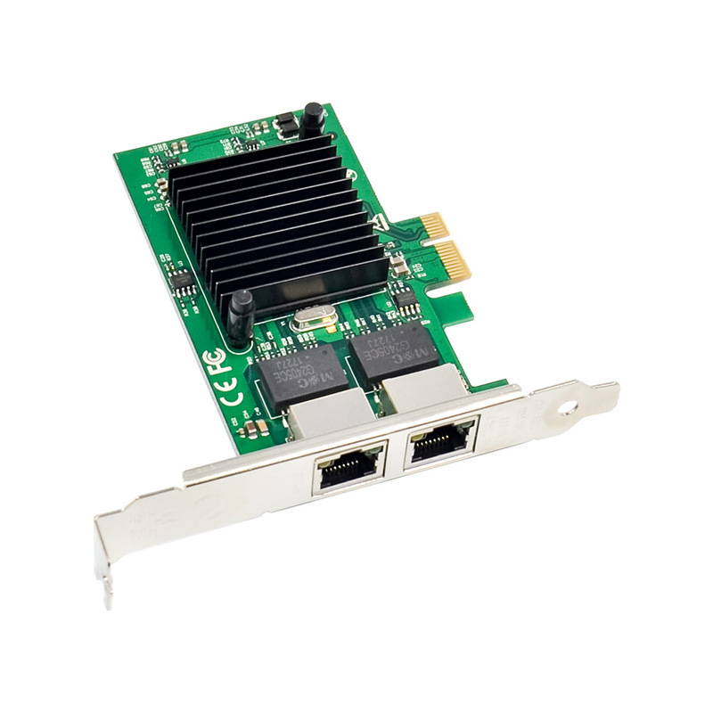 Dual Port RJ45 10/100/1000Mbps Gigabit PCI Express, PCIe Network Adapter/Network Interface Card/Ethernet Card