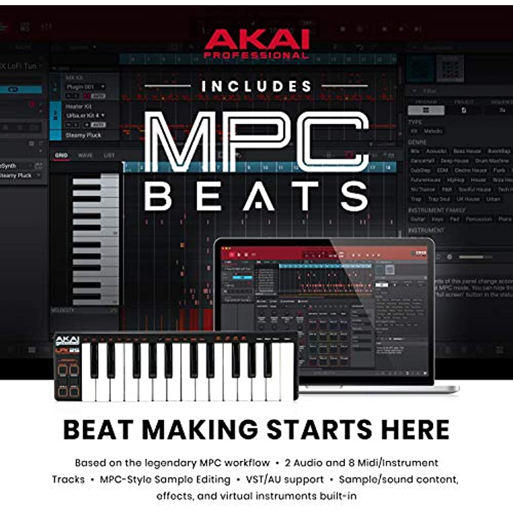 Akai Professional LPK25 Laptop Performance Keyboard